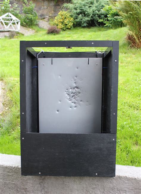 sheet metal pellet trap box|airgun depot metal traps.